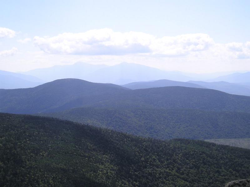 GooseEye (17).JPG - We had clear skies and great views from the summit. Off in the distance we could see the Presidentials.
